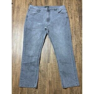 Urban Star Jeans Mens Size 42x32 Gray Relaxed Fit Superflex Denim Straight Pants